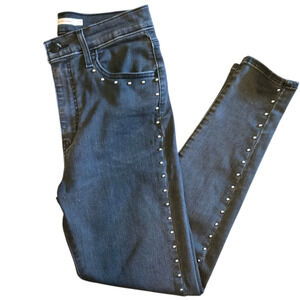 Levi's Mile High Super Skinny Jeans Rivets Size 29